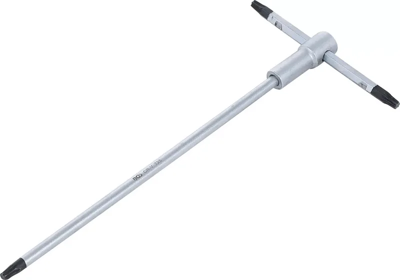 Schroevendraaier met T-schuifgreep - Torx - T25 von BGS technic, Silber – Produktbild