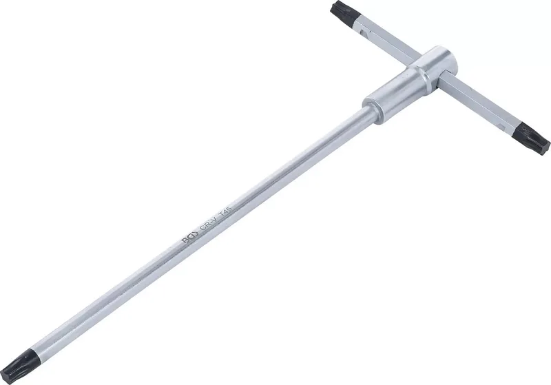 Schroevendraaier met T-schuifgreep - Torx - T45 van BGS technic, Zilver – productafbeelding