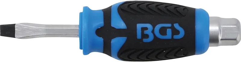 Schroevendraaier met uitwendige zeskant sleuf 6 mm Bladlengte 38 mm - 7918 von BGS technic, Silber – Produktbild