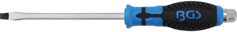 BGS Schraubendreher mit Außensechskant Schlitz 8 mm Klingenlänge 150 mm von BGS technic, Schwarz – Produktbild
