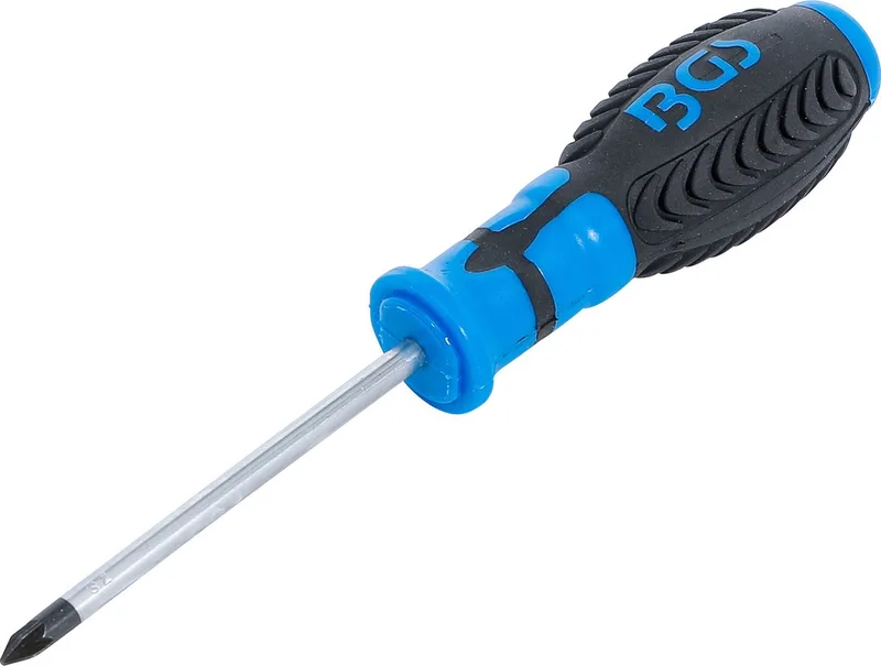 Schroevendraaier Phillips PH1 Klinglengte 80 mm - 4935 by BGS technic, Blue – product image