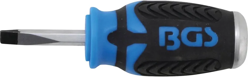 Schroevendraaier sleuf 6 x 38 mm von BGS technic, Schwarz – Produktbild