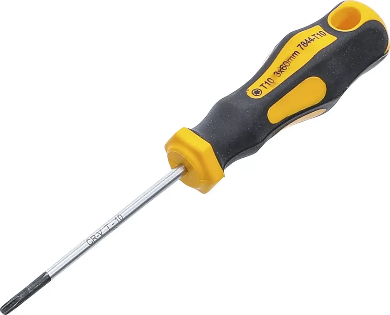Schroevendraaier - Torx T10 - Meslengte 60 mm de BGS technic, Noir – image du produit