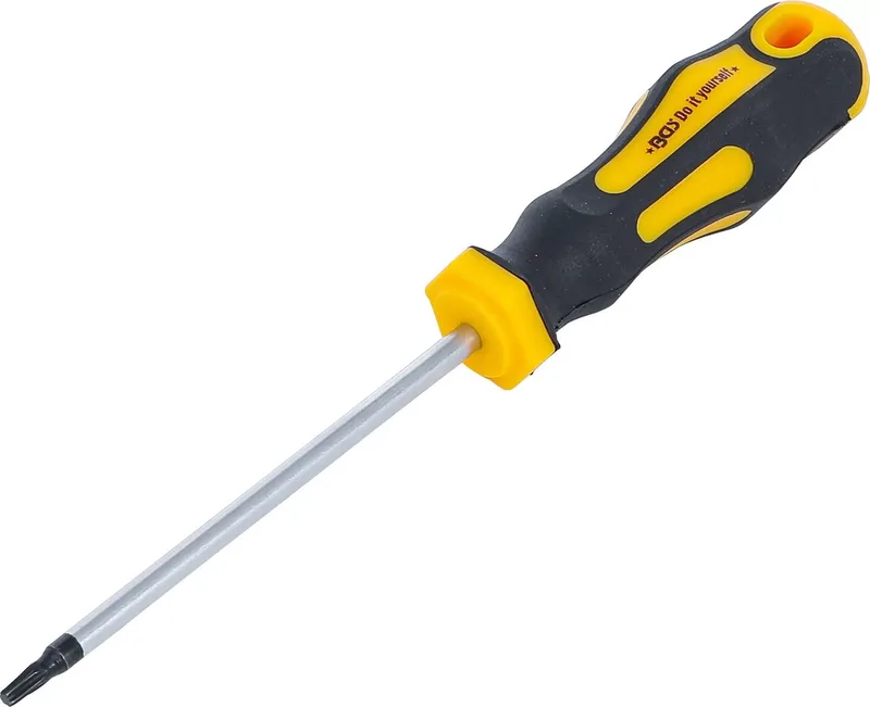 Schroevendraaier - Torx T15 - Meslengte 100 mm von BGS technic, Gelb – Produktbild