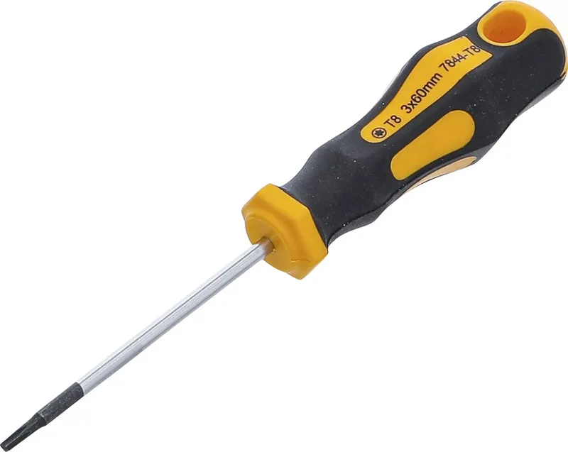 Schroevendraaier - Torx T8 - Meslengte 60 mm von BGS technic, Schwarz – Produktbild