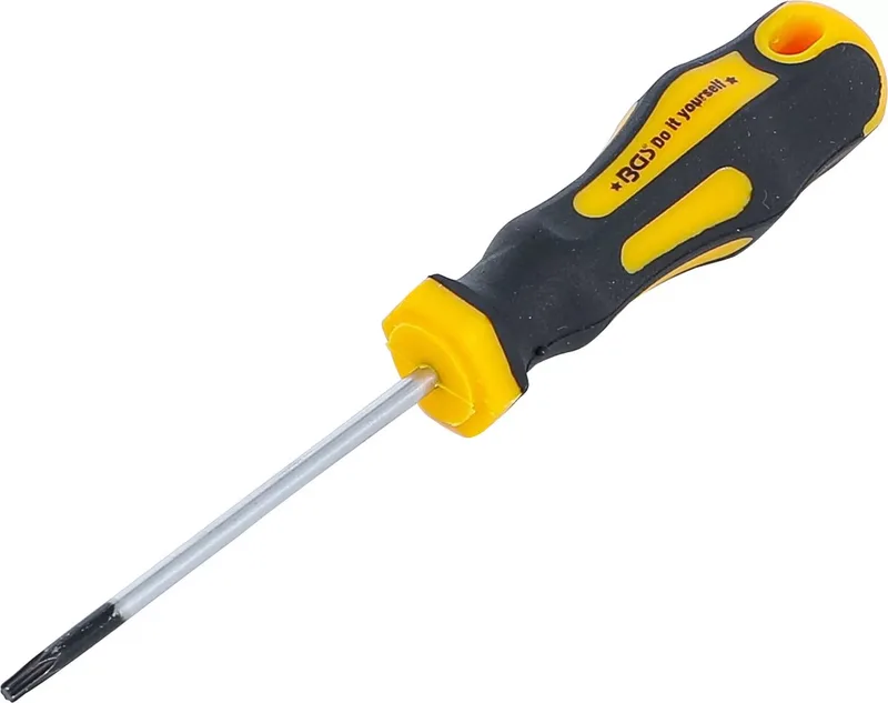 Schroevendraaier - Torx T9 - Meslengte 60 mm van BGS technic, Geel – productafbeelding