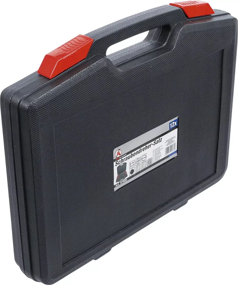 BGS Do it yourself Schraubendreher-Satz 12-tlg. von BGS technic, Rot – Produktbild