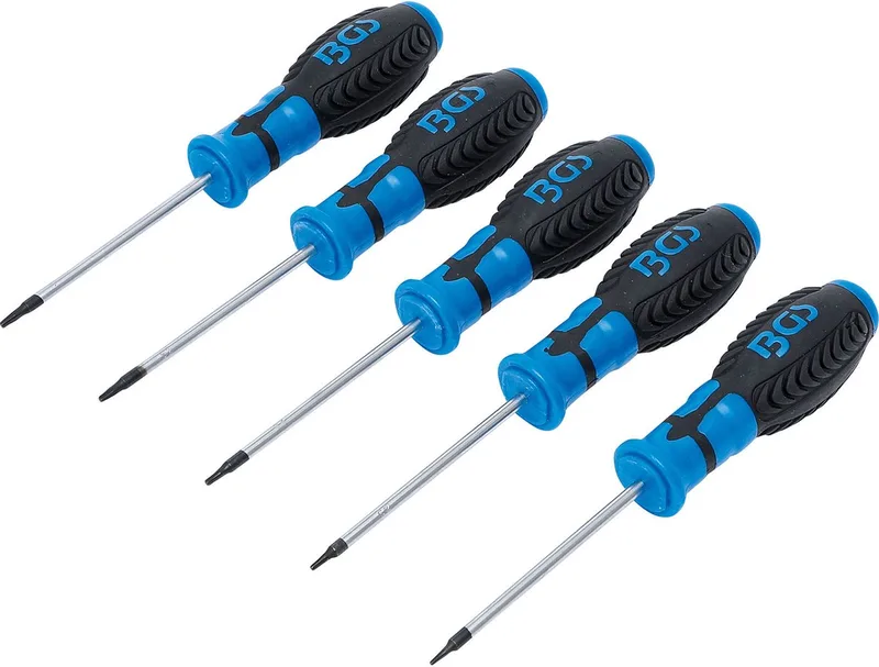 Schroevendraaierset T-profiel (voor Torx) T6 - T10 5-delig - 6828 de BGS technic, Noir – image du produit