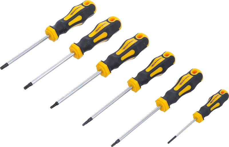 Schroevendraaierset Torx T10 - T30 6 delig by BGS technic, Black – product image