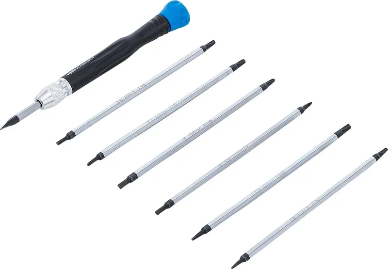 Schroevendraaierset voor elektrotechnici 8 delig by BGS technic, Blue – product image