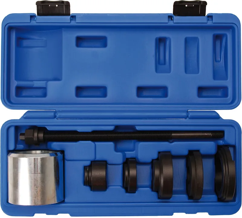 Silentlager gereedschapset voor BMW E38, E39 7 delig by BGS technic, Blue – product image