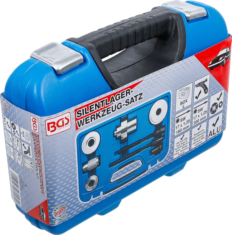 BGS Silentlager-Werkzeug-Satz für VW Polo 9N von BGS technic, Blau – Produktbild