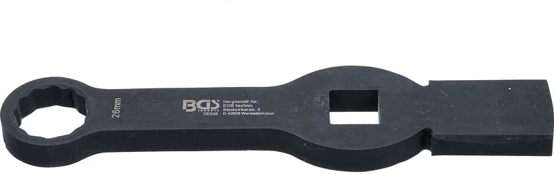 Slag-ringsleutel twaalfkant met 2 slagoppervlakken SW 26 mm - 35336 de BGS technic – image du produit