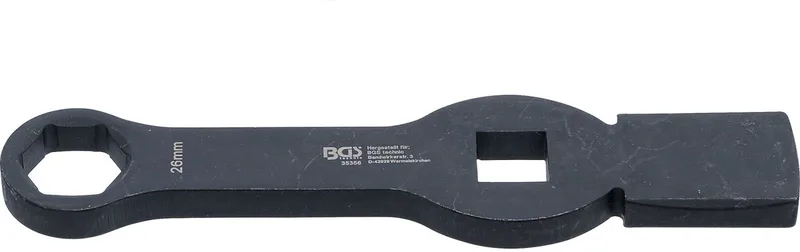 Slag-ringsleutel - zeskant - met 2 slagvlakken - 26 mm de BGS technic – image du produit