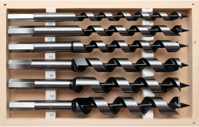 Slangenboor set 200 mm 6-delig