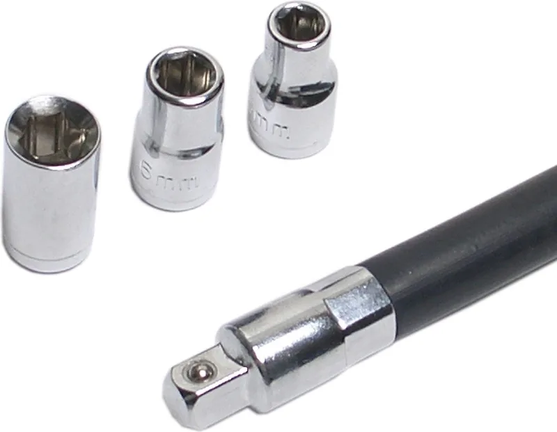 Slangklem-schroevendraaierset 1/4 500 mm van BGS technic, Zilver – productafbeelding