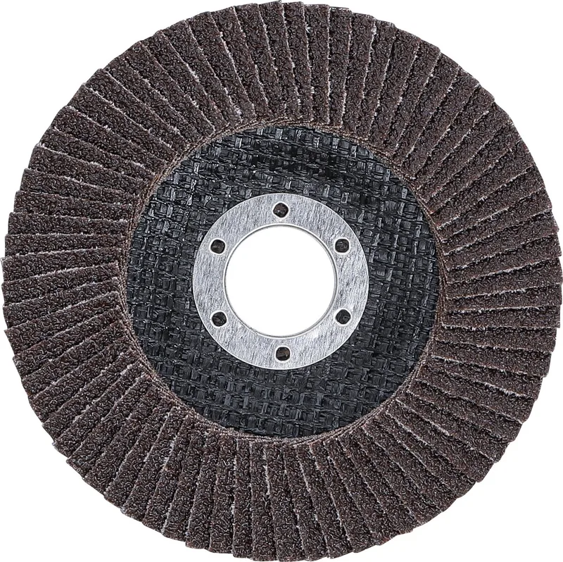 Slijpschijf - Lamellenslijpschijf - Ontroesten - Ontlakken - Metaal - Ø 115 mm | K 40 - 1 stuks - BGS3970 de BGS technic – image du produit