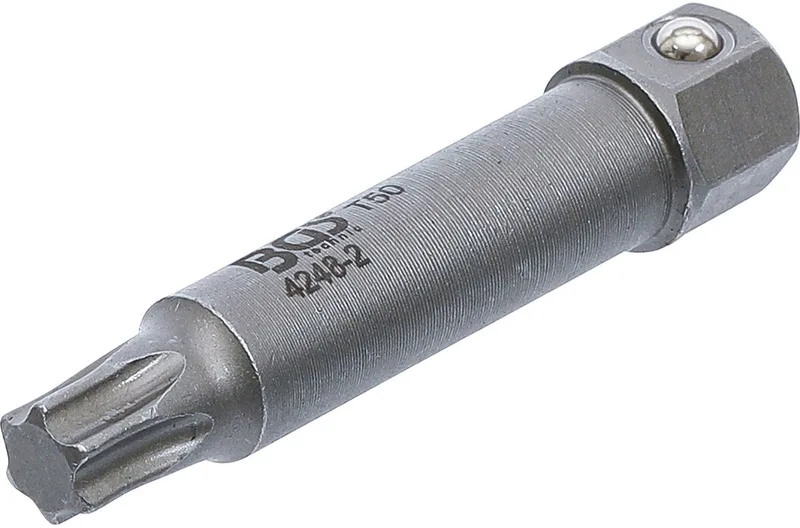 speciaal bit voor het demonteren van riemschijven op dynamo's T-profiel (voor Torx) T50 x 64 mm - 4248-2 by BGS technic, Grey – product image