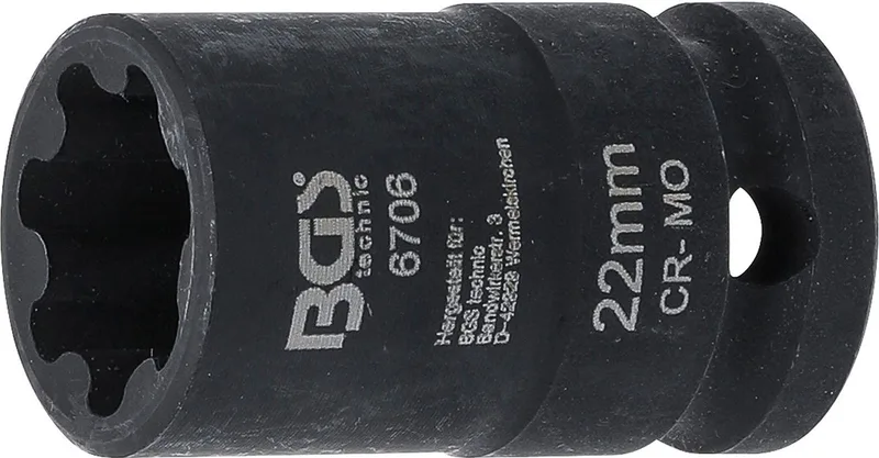 Speciale dopsleutel voor Audi S5 / Q5 remzadel by BGS technic, Black – product image