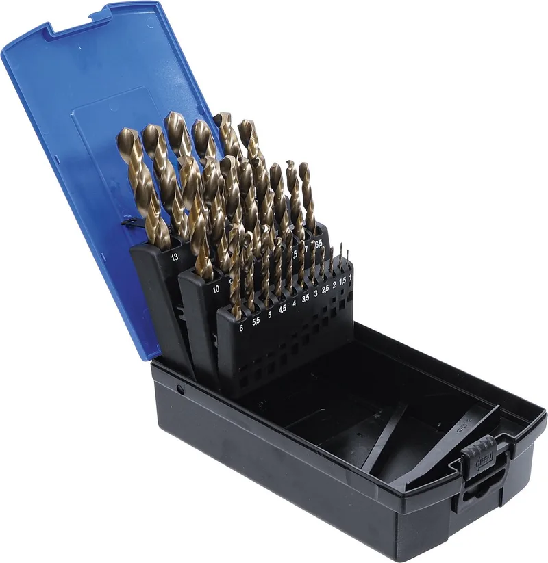 BGS Spiralbohrer-Satz HSS-G M35 Cobaltstahl 1 - 13 mm, 25-tlg. von BGS technic – Produktbild