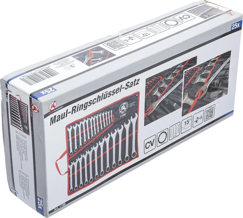 Steek- ringsleutel set 6 - 32 mm 25-delig by BGS technic – product image