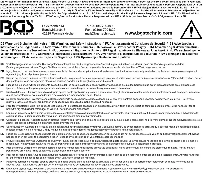 Steeksleutel - 18 x 19 mm van BGS technic – productafbeelding