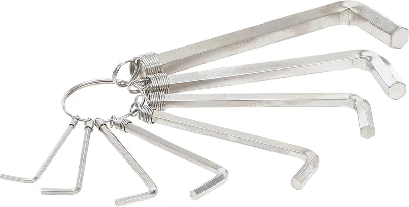 Stiftsleutelset inbus 2 - 10 mm 8 delig de BGS technic, Argent – image du produit