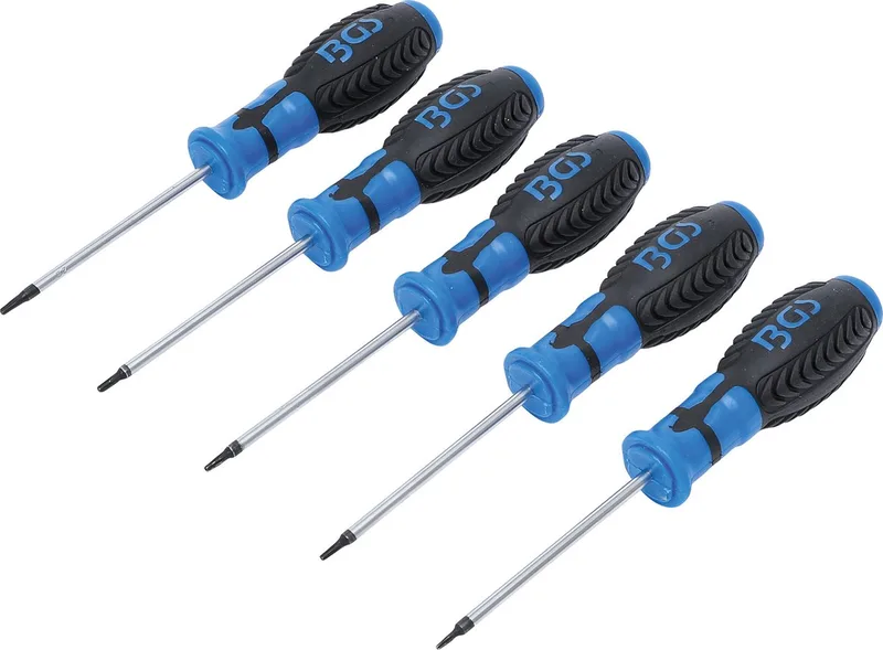 T-star schroevendraaierset tamperproof T6 - T10, 5 delig de BGS technic, Bleu – image du produit