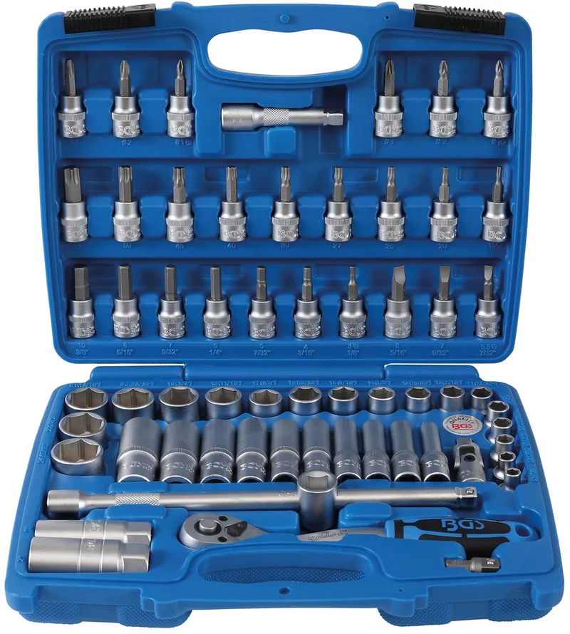 Technic 61-delige Dopsleutelset met Ratel 3/8" by BGS technic – product image