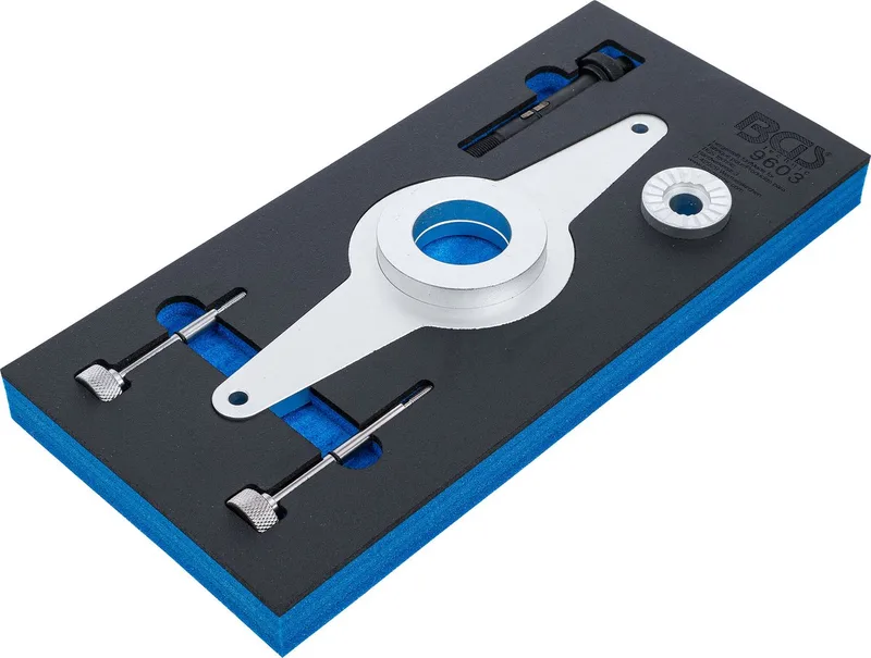 BGS Schwingungsdämpfer-Werkzeug-Satz für VAG 1.8 & 2.0 TFSI von BGS technic, Blau – Produktbild
