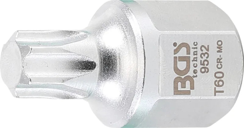 V-riem dopsleutelbit 1/2, SW 22 mm Torx T60 van BGS technic – productafbeelding