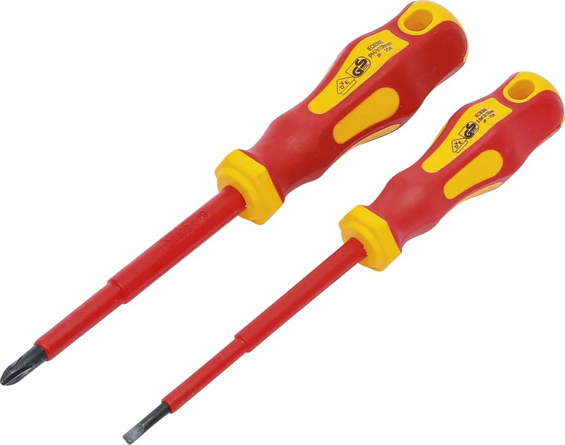VDE schroevendraaierset 2 delig van BGS technic, Rood – productafbeelding