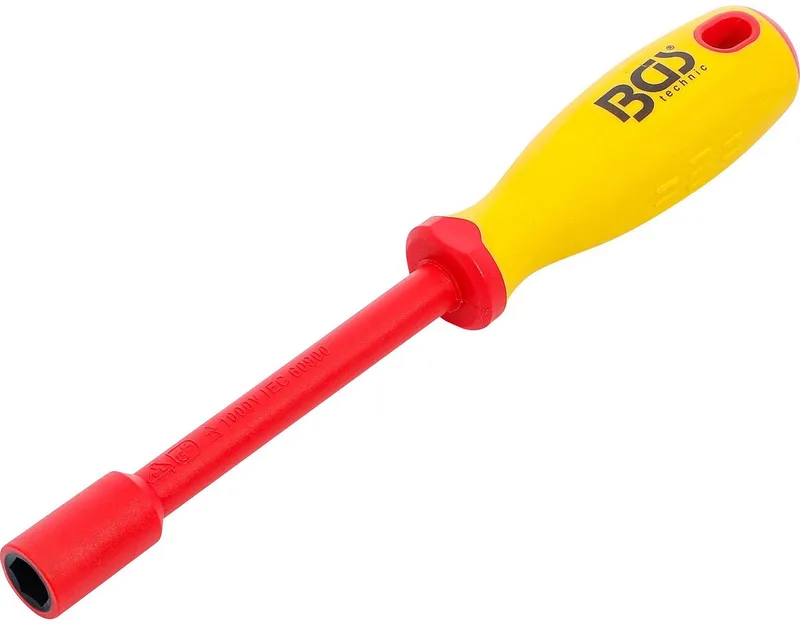 VDE-Steeksleutel-Schroevendraaier Zeskant SW 11 mm Klinglengte 125 mm - 71091 de BGS technic, Jaune – image du produit
