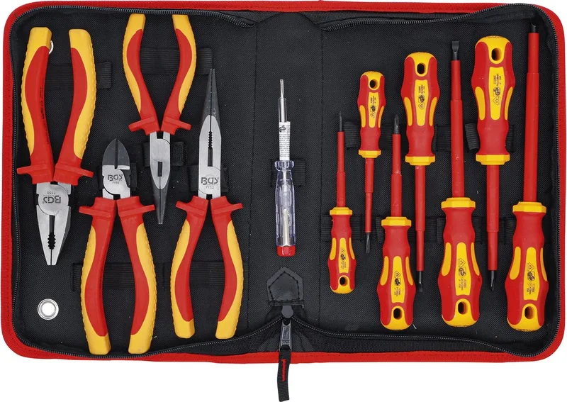 BGS VDE-Zangen- / Schraubendreher-Satz 12 teilig von BGS technic, Gelb – Produktbild