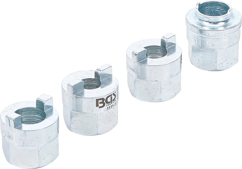 Veerpoot dopsleutelset 4 delig de BGS technic, Chrome – image du produit