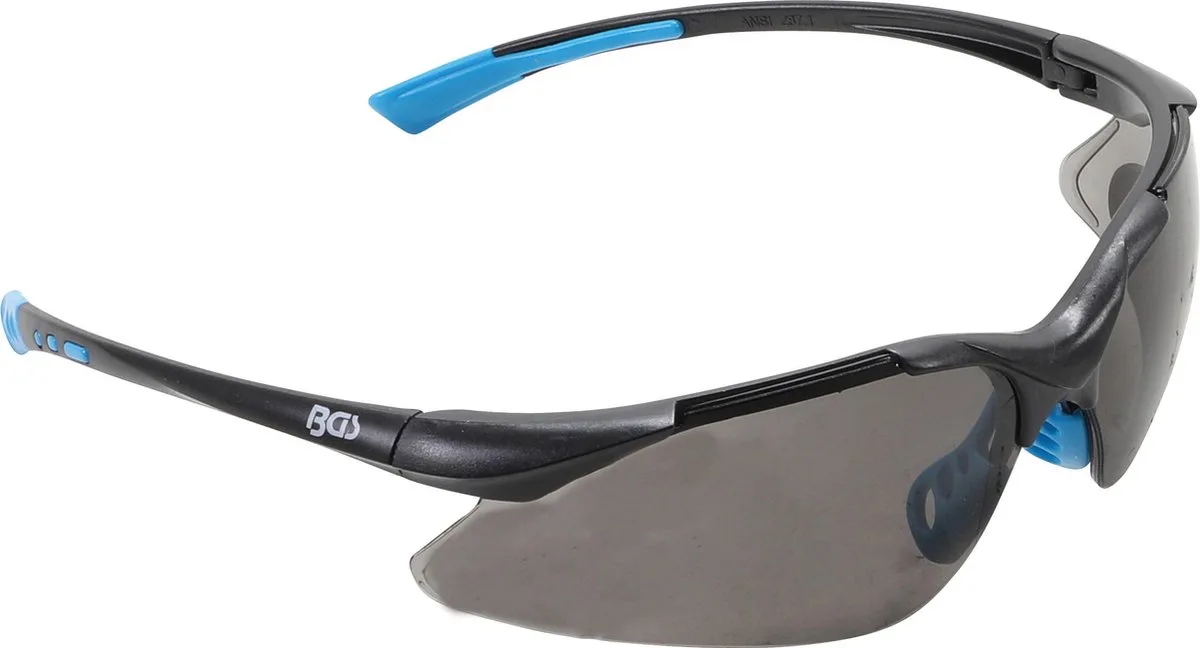 Veiligheidsbril grijs getint de BGS technic, Noir – image du produit