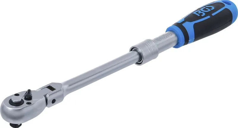 Verstelbare BGS Ratelsleutel 10mm (3/8") 260-365mm, Gebogen Kop by BGS technic – product image