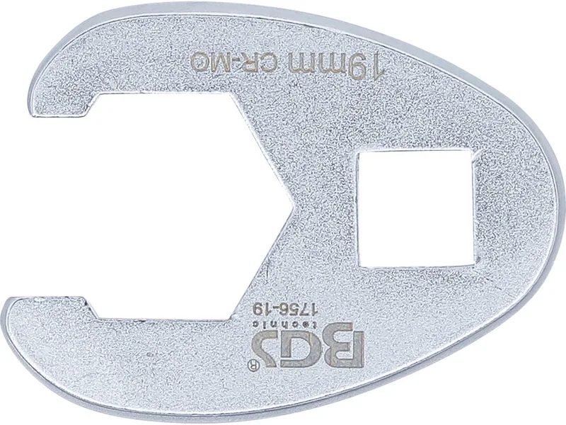 Vierkante moersleutel aandrijving 10 mm (3/8") SW 19 mm ... von BGS technic – Produktbild
