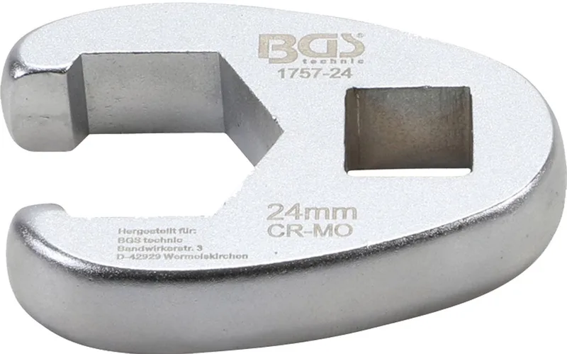 Vierkante moersleutel aandrijving 12,5 mm (1/2") SW 24 m... by BGS technic – product image