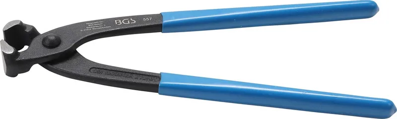 Vlechttang - knijptang - geisoleerd 275 mm - Nijptang - Spijker tang - extra lang - meer grip - BGS557 de BGS technic, Bleu – image du produit