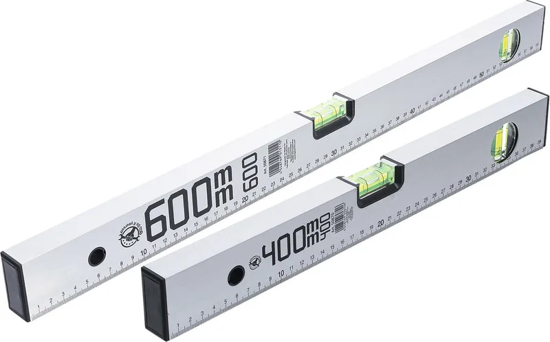 Waterpas 600 mm van BGS technic, Zilver – productafbeelding