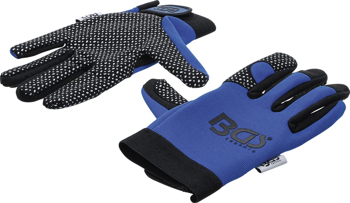 Werkhandschoenen maat 8 (M) van BGS technic, Blauw – productafbeelding