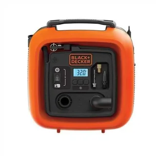 160 PSI / 11 Bar compressor 12V - ASI400-XJ van Black+Decker, Zwart – productafbeelding 3 van 3