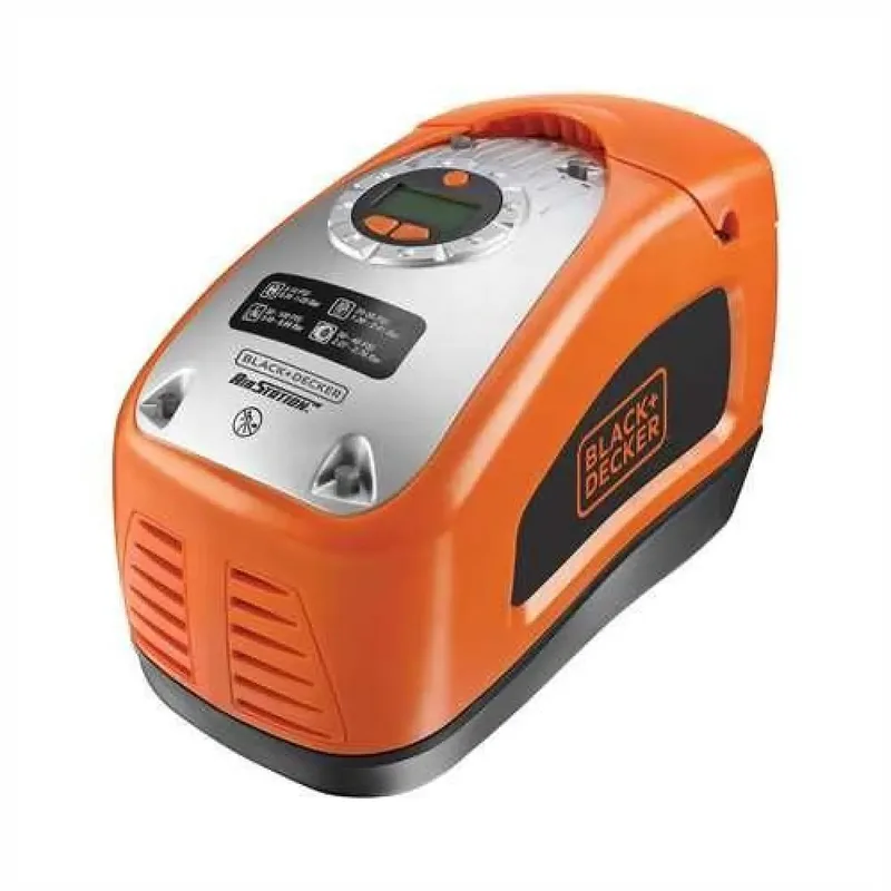 160 PSI/11 Bar Multifunctionele compressor - ASI300-QS van Black+Decker, Oranje – productafbeelding 2 van 2