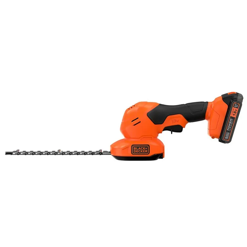 18V 2.0Ah Gras- en struikschaar met verwisselzonder accu en lader bladen - BCSS18D1-QW von Black+Decker – Produktbild 3 von 6