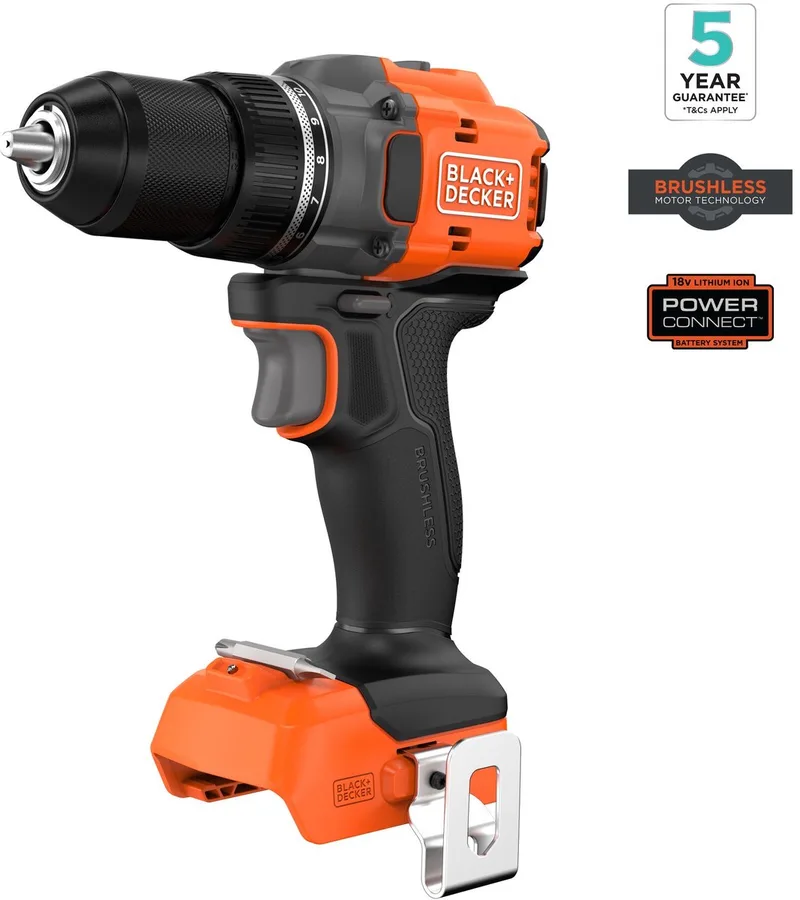 18V Brushless Schroefboormachine (zonder accu en lader) - BLD782N-XJ de Black+Decker – image du produit