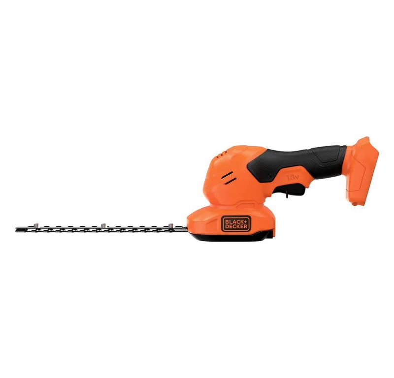 18V Gras- en struikschaar met verwisselzonder accu en lader bladen (zonder accu) - BCSS18B-XJ de Black+Decker – image du produit 4 sur 5