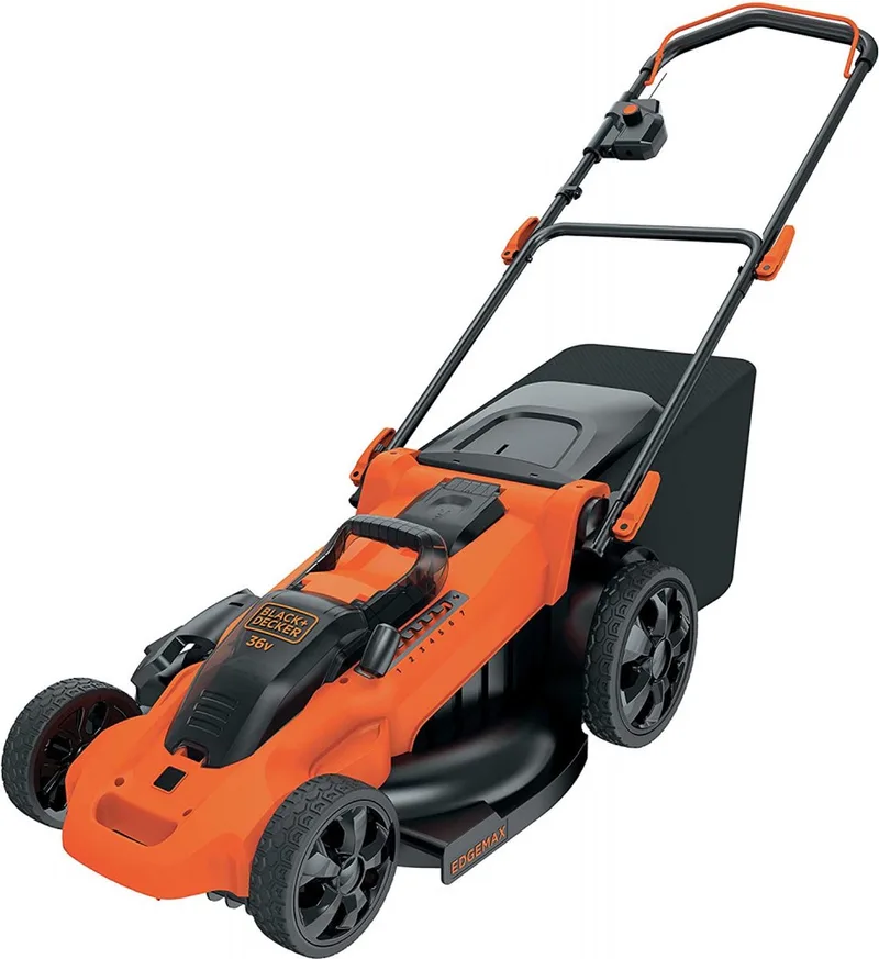 36V 2x2.5Ah 48cm 3IN1 AUTOSENSE Grasmaaier - CLMA4825L2-QW van Black+Decker – productafbeelding