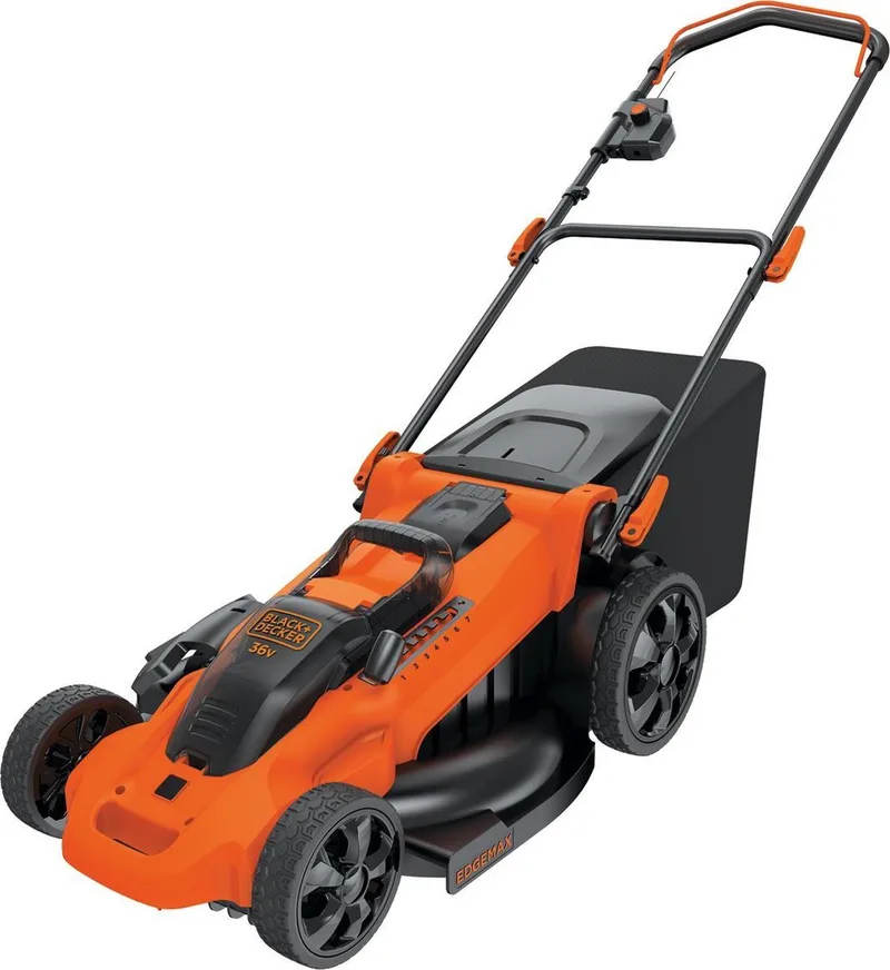 36V Grasmaaier 48cm maaibreedte, 2x2Ah 2 batterijen inclusief accu en lader - CLMA4820L2-QS by Black+Decker – product image