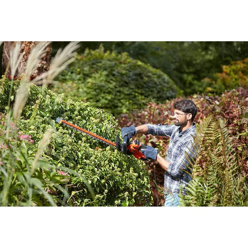 500W Heggenschaar 55cm - BEHTS401-QS de Black+Decker – image du produit 5 sur 6